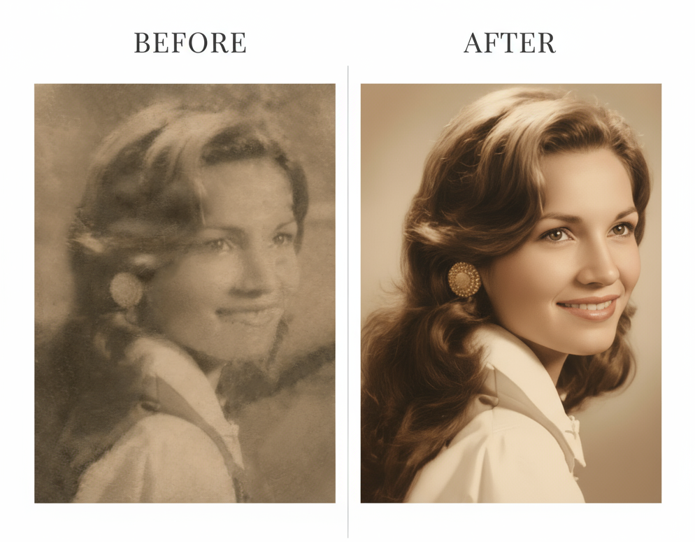 antes y después foto reconstrucción